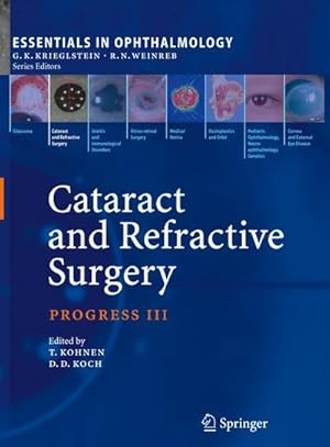 Bild des Verk�ufers f�r Cataract and Refractive Surgery : Progress III zum Verkauf von AHA-BUCH GmbH