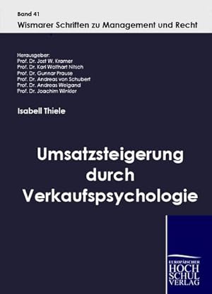 Imagen del vendedor de Umsatzsteigerung durch Verkaufspsychologie a la venta por AHA-BUCH GmbH