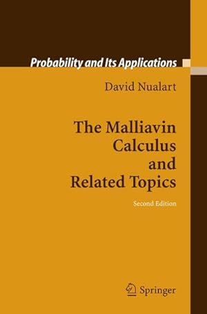 Imagen del vendedor de The Malliavin Calculus and Related Topics a la venta por AHA-BUCH GmbH