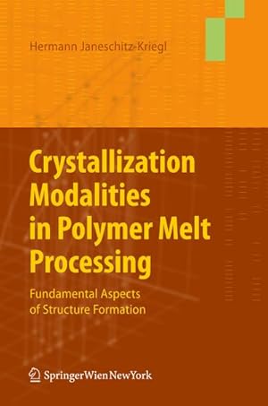 Seller image for Crystallization Modalities in Polymer Melt Processing : Fundamental Aspects of Structure Formation for sale by AHA-BUCH GmbH