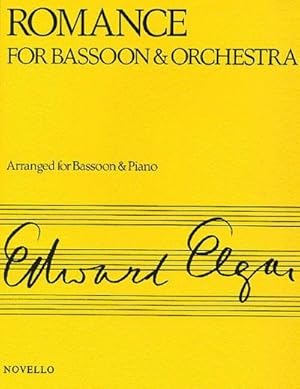 Imagen del vendedor de Romance for Bassoon and Orchestra: Arranged for Bassoon and Piano a la venta por AHA-BUCH GmbH
