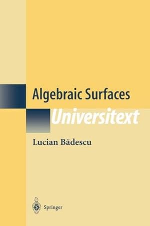 Image du vendeur pour Algebraic Surfaces mis en vente par AHA-BUCH GmbH