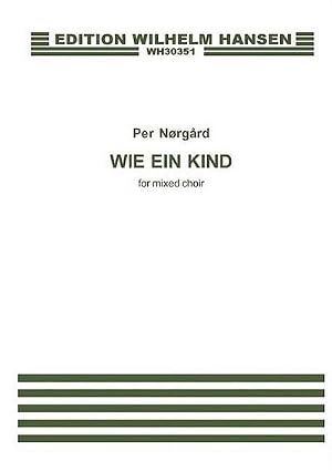 Imagen del vendedor de Wie Ein Kind : (New Corrected Version) a la venta por AHA-BUCH GmbH