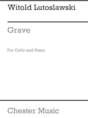 Immagine del venditore per Witold Lutoslawski: Grave for Cello and Piano venduto da AHA-BUCH GmbH