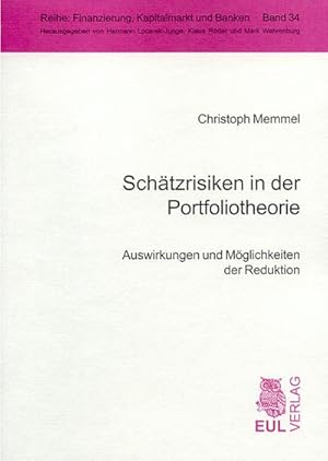 Seller image for Schtzrisiken in der Portfoliotheorie : Auswirkungen und Mglichkeiten der Reduktion for sale by AHA-BUCH GmbH