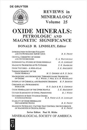 Bild des Verkufers fr Oxide Minerals : Petrologic and Magnetic Significance zum Verkauf von AHA-BUCH GmbH