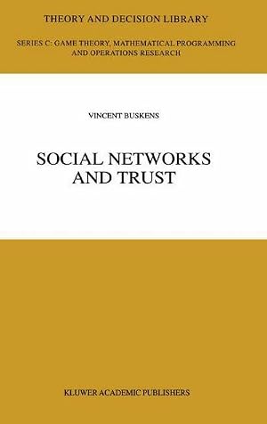 Bild des Verk�ufers f�r Social Networks and Trust zum Verkauf von AHA-BUCH GmbH