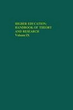 Bild des Verkufers fr Higher Education: Handbook of Theory and Research : Volume IX zum Verkauf von AHA-BUCH GmbH