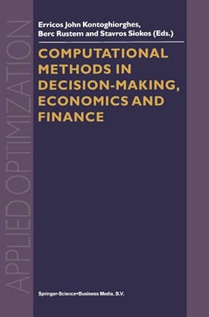 Seller image for Computational Methods in Decision-Making, Economics and Finance for sale by AHA-BUCH GmbH