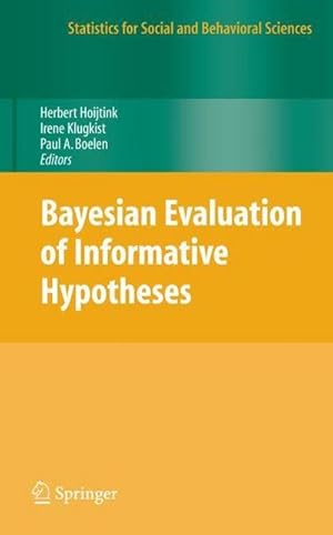 Bild des Verk�ufers f�r Bayesian Evaluation of Informative Hypotheses zum Verkauf von AHA-BUCH GmbH