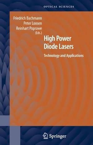 Bild des Verk�ufers f�r High Power Diode Lasers : Technology and Applications zum Verkauf von AHA-BUCH GmbH
