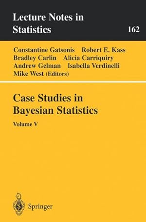 Immagine del venditore per Case Studies in Bayesian Statistics : Volume V venduto da AHA-BUCH GmbH