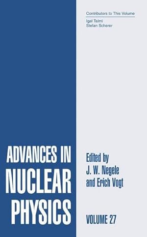 Bild des Verk�ufers f�r Advances in Nuclear Physics : Volume 27 zum Verkauf von AHA-BUCH GmbH