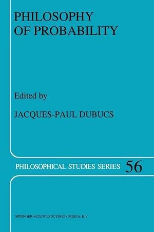 Imagen del vendedor de Philosophy of Probability a la venta por AHA-BUCH GmbH