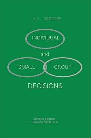 Imagen del vendedor de Individual and Small Group Decisions a la venta por AHA-BUCH GmbH