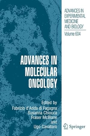 Immagine del venditore per Advances in Molecular Oncology venduto da AHA-BUCH GmbH