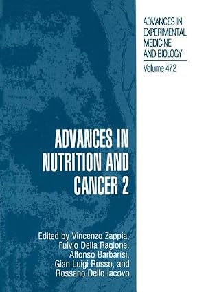 Imagen del vendedor de Advances in Nutrition and Cancer 2 a la venta por AHA-BUCH GmbH