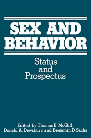 Seller image for Sex and Behavior : Status and Prospectus for sale by AHA-BUCH GmbH