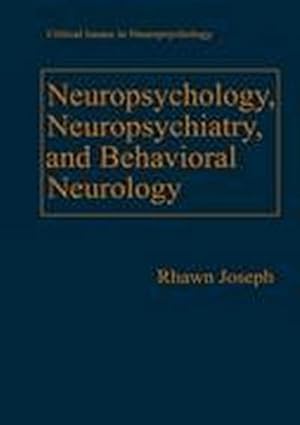 Bild des Verkufers fr Neuropsychology, Neuropsychiatry, and Behavioral Neurology zum Verkauf von AHA-BUCH GmbH