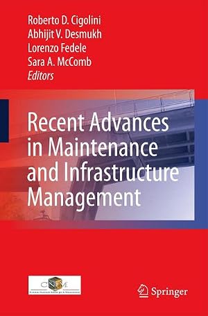 Seller image for Recent Advances in Maintenance and Infrastructure Management for sale by AHA-BUCH GmbH
