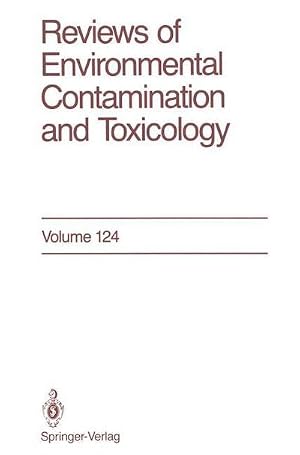 Bild des Verk�ufers f�r Reviews of Environmental Contamination and Toxicology : Continuation of Residue Reviews zum Verkauf von AHA-BUCH GmbH