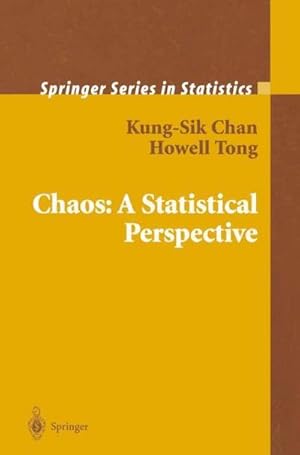 Bild des Verkufers fr Chaos: A Statistical Perspective zum Verkauf von AHA-BUCH GmbH