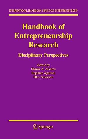 Bild des Verk�ufers f�r Handbook of Entrepreneurship Research : Disciplinary Perspectives zum Verkauf von AHA-BUCH GmbH