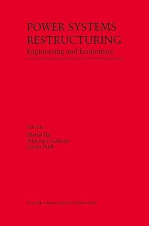 Bild des Verk�ufers f�r Power Systems Restructuring : Engineering and Economics zum Verkauf von AHA-BUCH GmbH