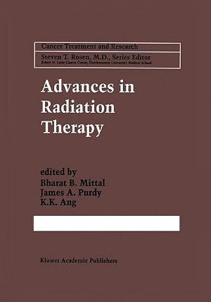 Bild des Verk�ufers f�r Advances in Radiation Therapy zum Verkauf von AHA-BUCH GmbH