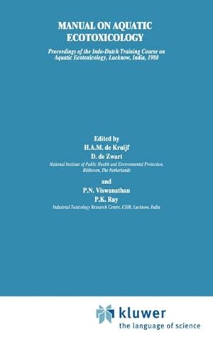 Bild des Verk�ufers f�r Manual on Aquatic Ecotoxicology zum Verkauf von AHA-BUCH GmbH