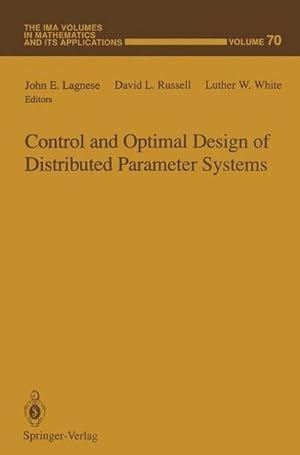 Immagine del venditore per Control and Optimal Design of Distributed Parameter Systems venduto da AHA-BUCH GmbH