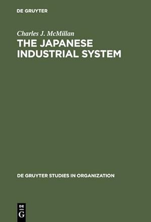 Seller image for The Japanese Industrial System for sale by AHA-BUCH GmbH