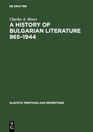 Bild des Verkufers fr A History of Bulgarian Literature 8651944 zum Verkauf von AHA-BUCH GmbH