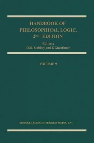 Bild des Verkufers fr Handbook of Philosophical Logic zum Verkauf von AHA-BUCH GmbH