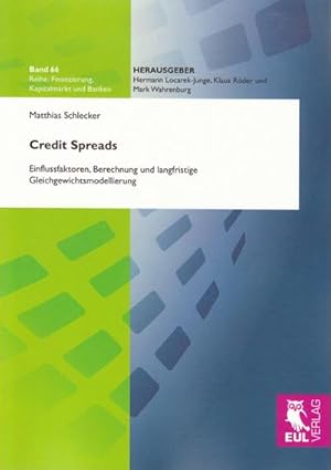 Seller image for Credit Spreads for sale by AHA-BUCH GmbH