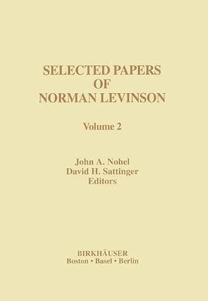Bild des Verk�ufers f�r Selected Papers of Norman Levinson : Volume 2 zum Verkauf von AHA-BUCH GmbH