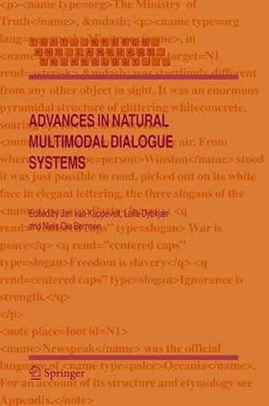Immagine del venditore per Advances in Natural Multimodal Dialogue Systems venduto da AHA-BUCH GmbH
