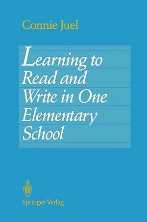 Seller image for Learning to Read and Write in One Elementary School for sale by AHA-BUCH GmbH