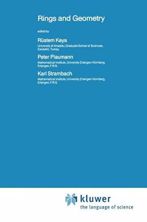 Bild des Verk�ufers f�r Rings and Geometry zum Verkauf von AHA-BUCH GmbH