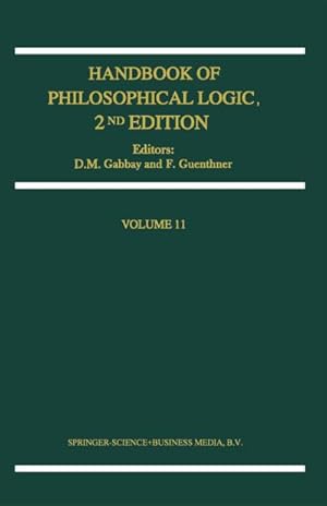 Bild des Verkufers fr Handbook of Philosophical Logic zum Verkauf von AHA-BUCH GmbH