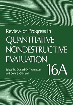 Imagen del vendedor de Review of Progress in Quantitative Nondestructive Evaluation a la venta por AHA-BUCH GmbH