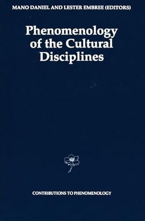 Seller image for Phenomenology of the Cultural Disciplines for sale by AHA-BUCH GmbH