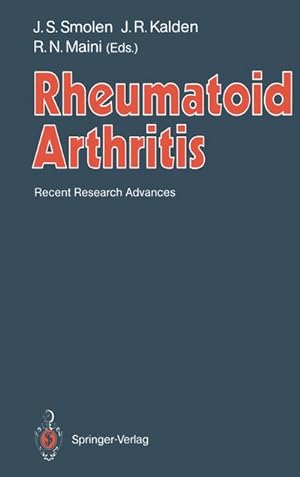 Bild des Verkufers fr Rheumatoid Arthritis : Recent Research Advances zum Verkauf von AHA-BUCH GmbH