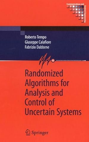 Bild des Verkufers fr Randomized Algorithms for Analysis and Control of Uncertain Systems zum Verkauf von AHA-BUCH GmbH