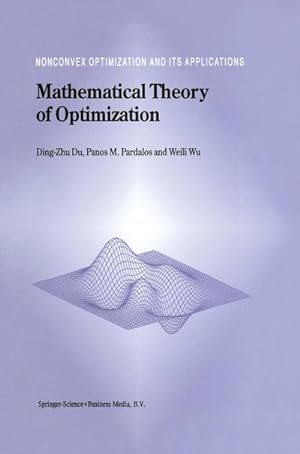 Bild des Verkufers fr Mathematical Theory of Optimization zum Verkauf von AHA-BUCH GmbH