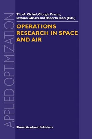 Imagen del vendedor de Operations Research in Space and Air a la venta por AHA-BUCH GmbH