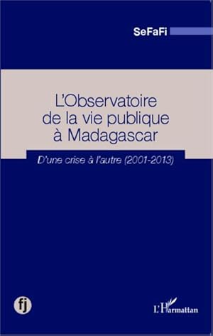 Imagen del vendedor de Observatoire de la vie publique � Madagascar a la venta por AHA-BUCH GmbH