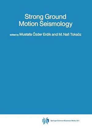 Immagine del venditore per Strong Ground Motion Seismology venduto da AHA-BUCH GmbH