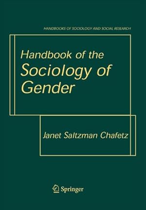 Image du vendeur pour Handbook of the Sociology of Gender mis en vente par AHA-BUCH GmbH