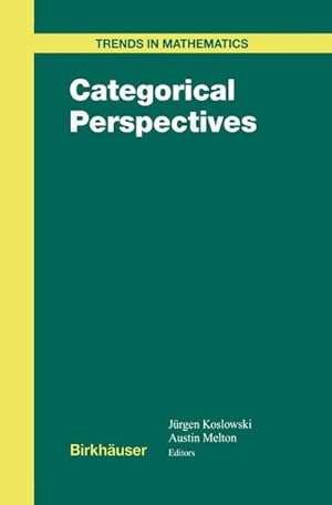 Bild des Verk�ufers f�r Categorical Perspectives zum Verkauf von AHA-BUCH GmbH